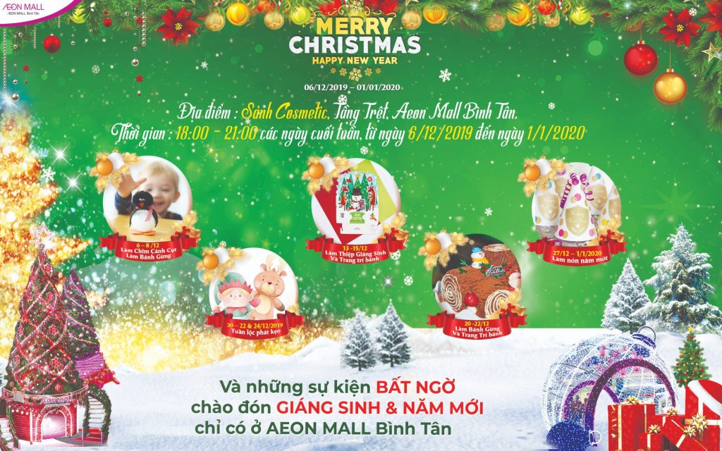 Merry Christmas 2019 with AEON MALL Binh Tan – AEONMALL Vietnam